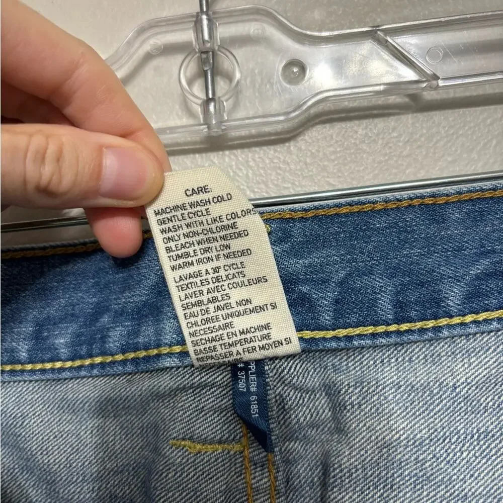 Polo Ralph Lauren Medium Wash Distressed Straight Leg Jeans - Size 36x32